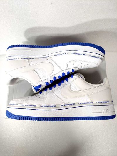 Uninterrupted × Nike Air Force 1 "White/Lapis Blue"
