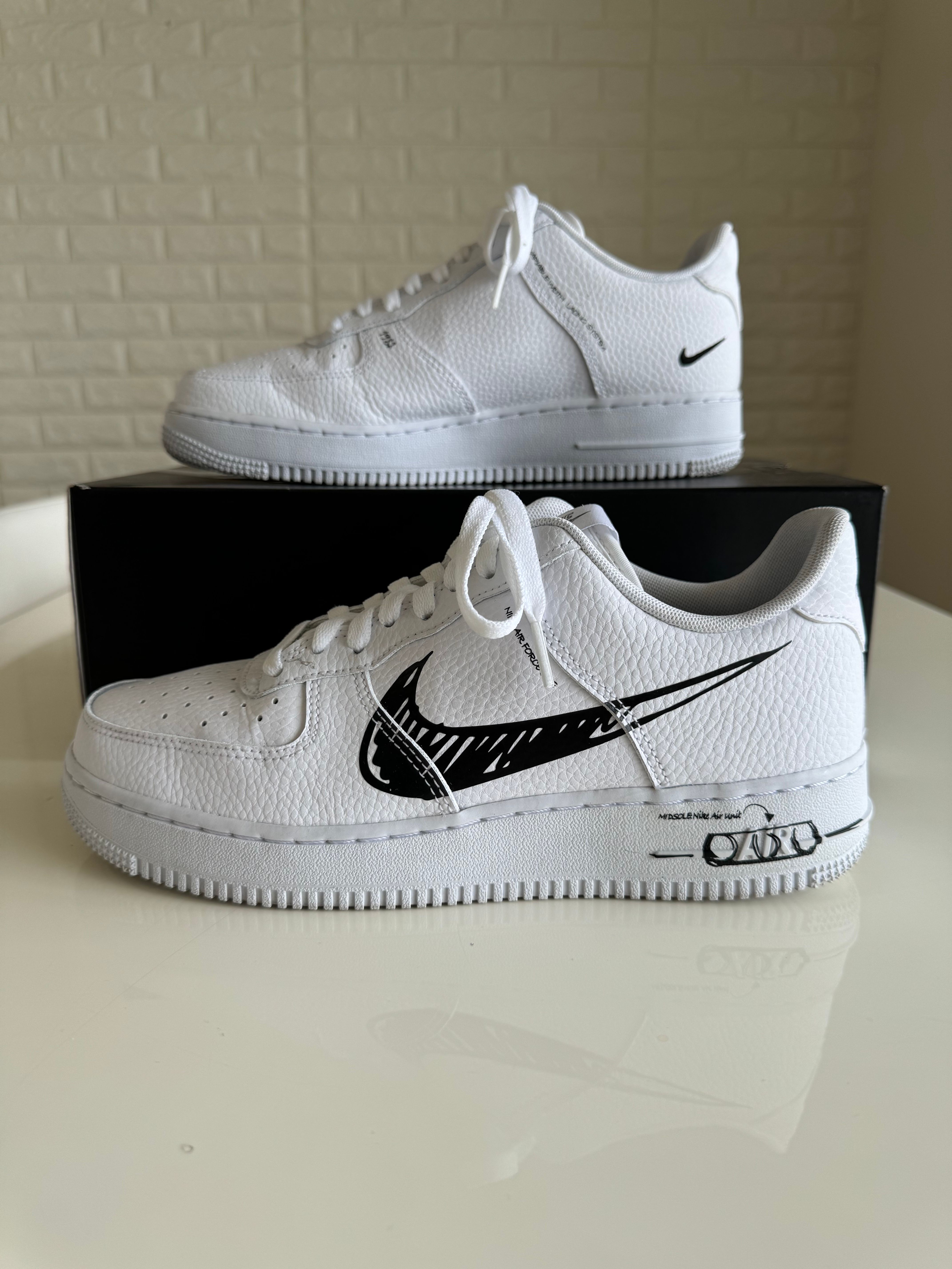 Nike Air Force 1 Low LV8 Utility "Black Sketch"