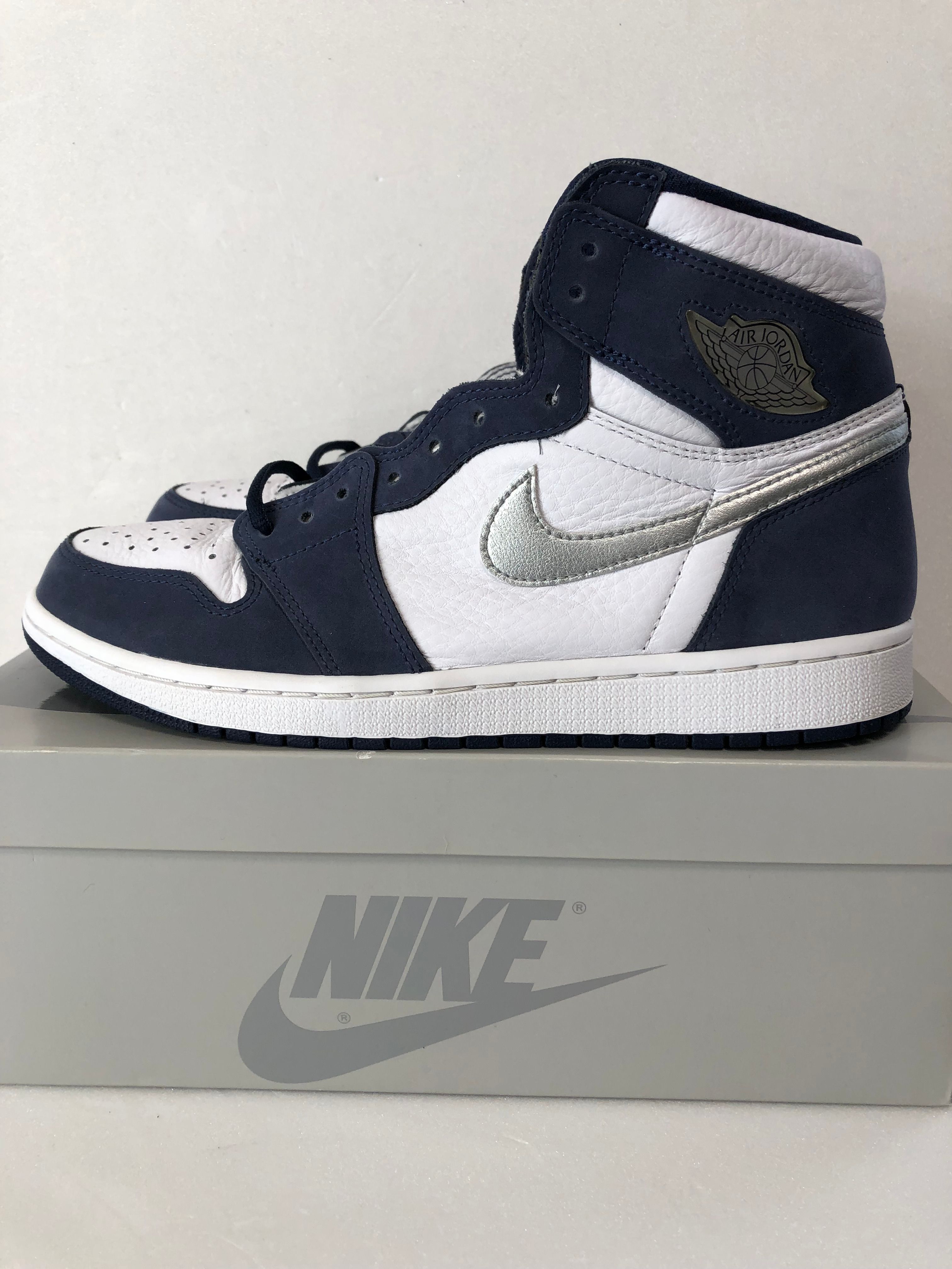 Nike Air Jordan 1 High OG CO.JP "White/Midnight Navy" (2020)(ブリーフケースなし)