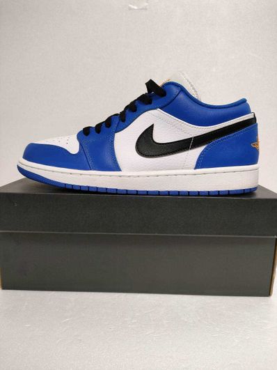 NIKE AIR JORDAN 1 LOW "WHITE/BLUE/ORANGE"