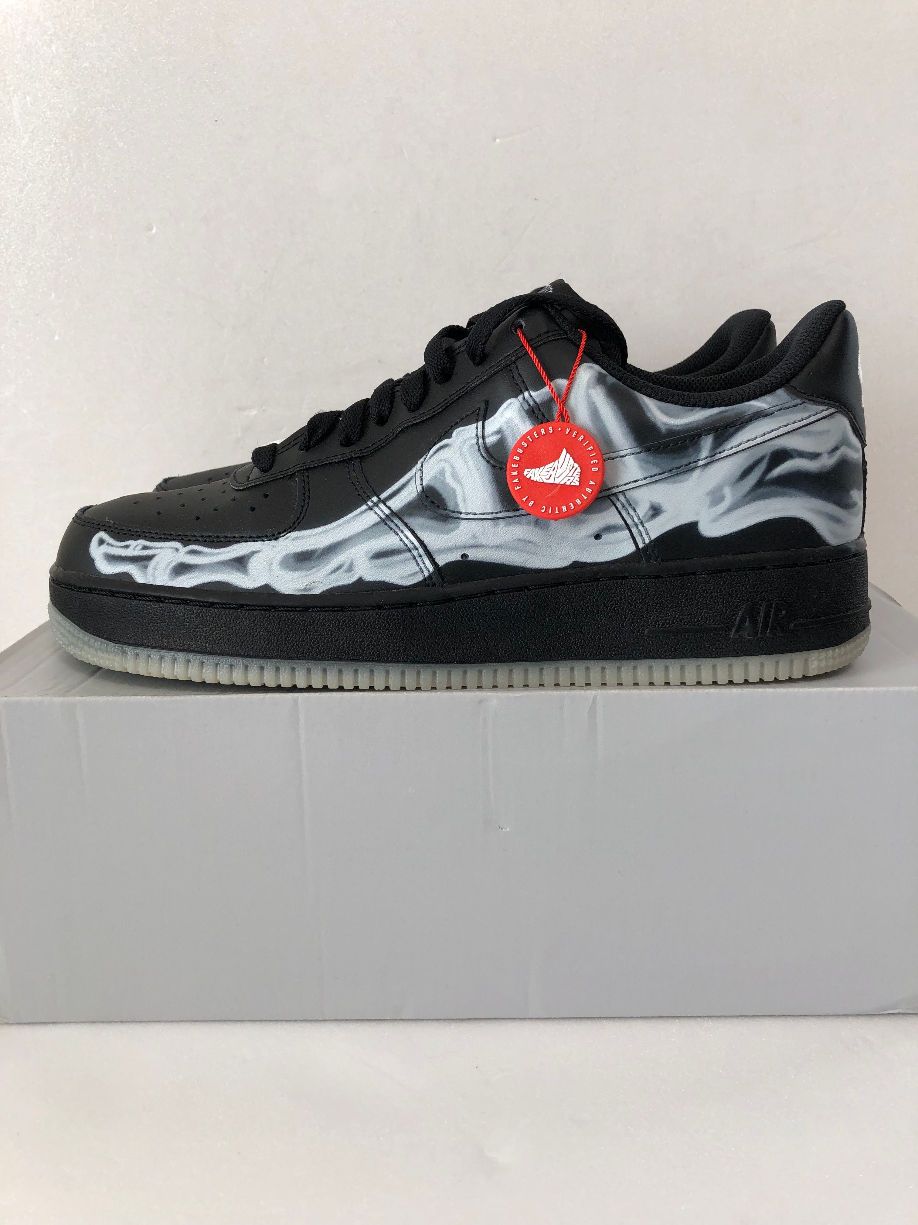 Nike Air Force 1 Low "Black Skeleton"