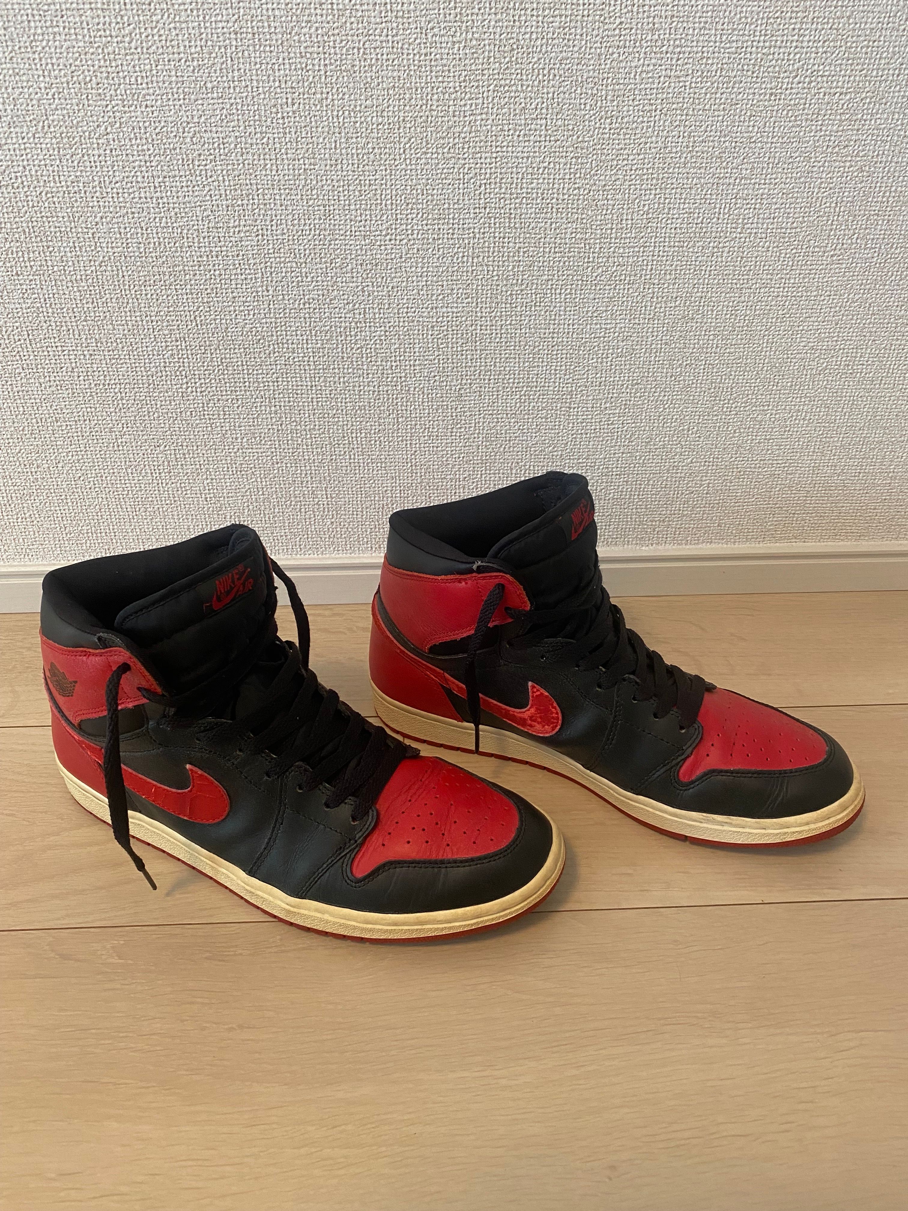 Nike Air Jordan 1 Retro High "Black Varsity Red/Bred"(2001)