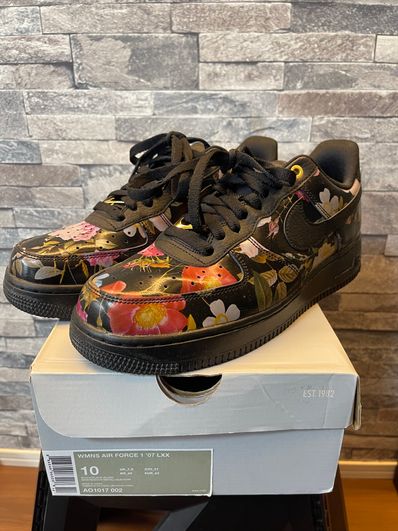 Nike Women's Air Force 1 Low "Black Floral"