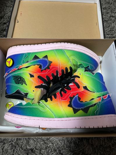 J Balvin × Nike Air Jordan 1 High OG "Rainbow"