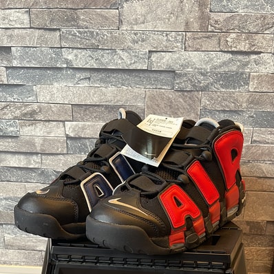 Nike Air More Uptempo '96 "Black and University Red"