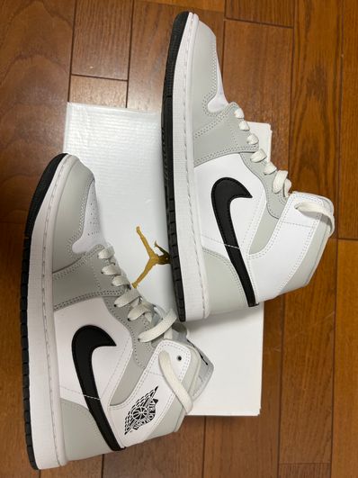 Nike Women's Air Jordan 1 Mid "Grey Fog/White/Black"