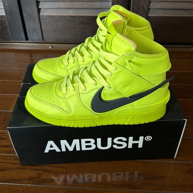 Ambush × Nike Dunk High "Flash Lime"