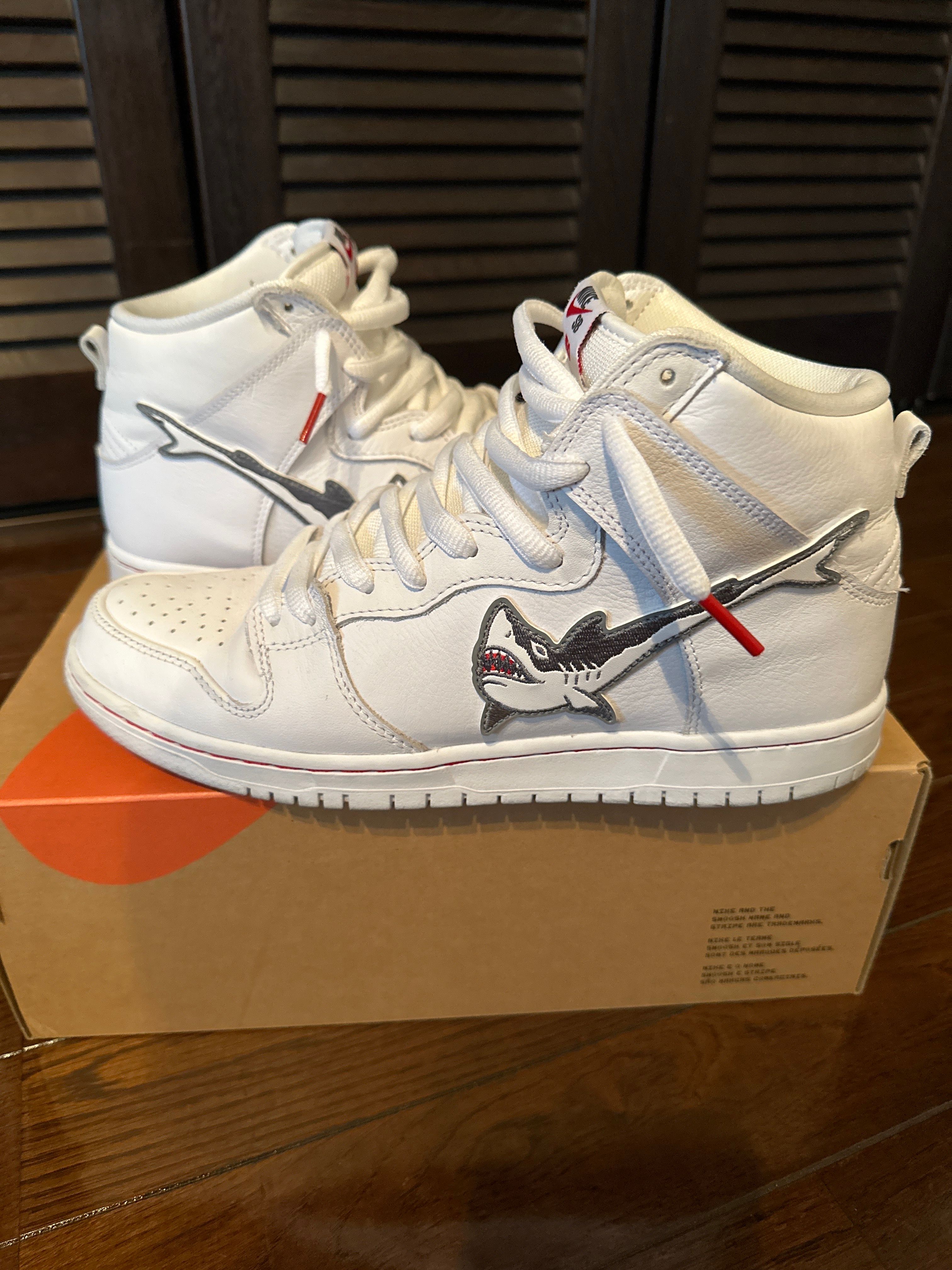 Oski x Nike SB Dunk High "Great White Shark"
