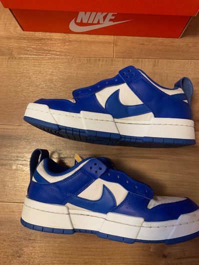 NIKE Women's DUNKED "WHITE/GAME ROYAL"