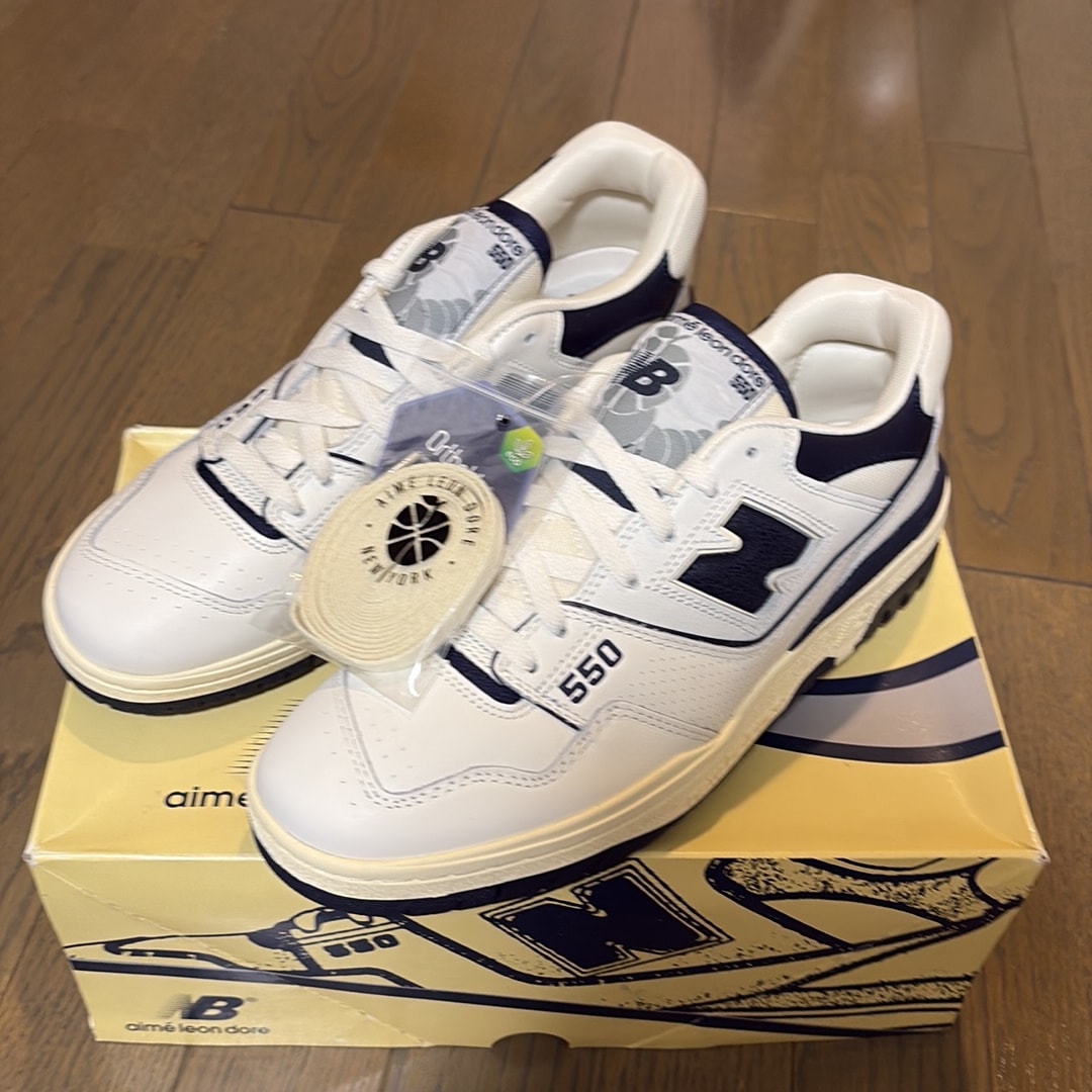 Aime Leon Dore × New Balance 550 "White Navy"