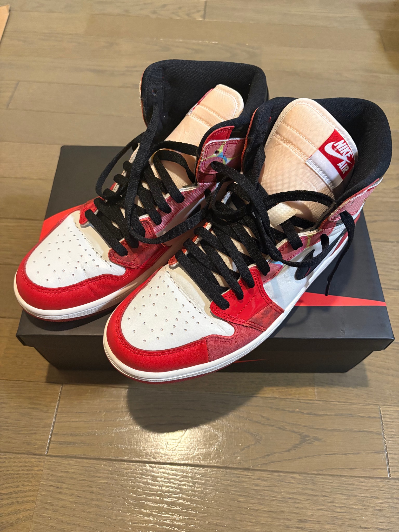 Spider-Man × Nike Air Jordan 1 Retro High OG SP "Spider-Man: Across the Spider-Verse/University Red"