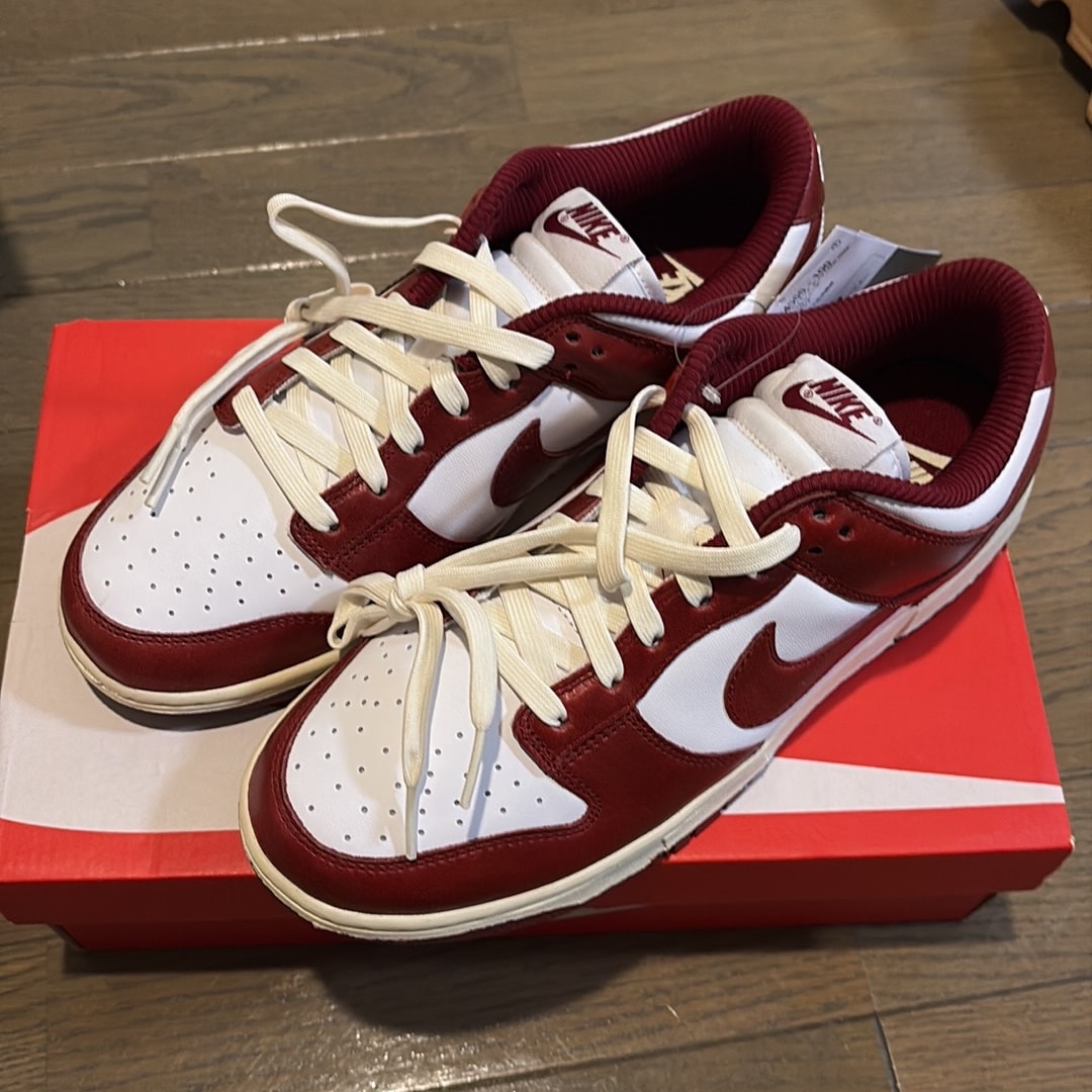 Nike Women's Dunk Low PRM "Team Red and White"