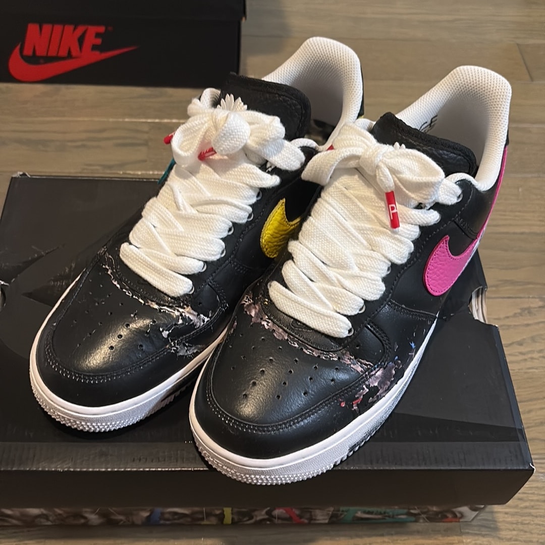 PEACEMINUSONE × Nike Air Force 1 Low '07 Para-Noise 3.0 "Black and Multi-Color" / G-DRAGON