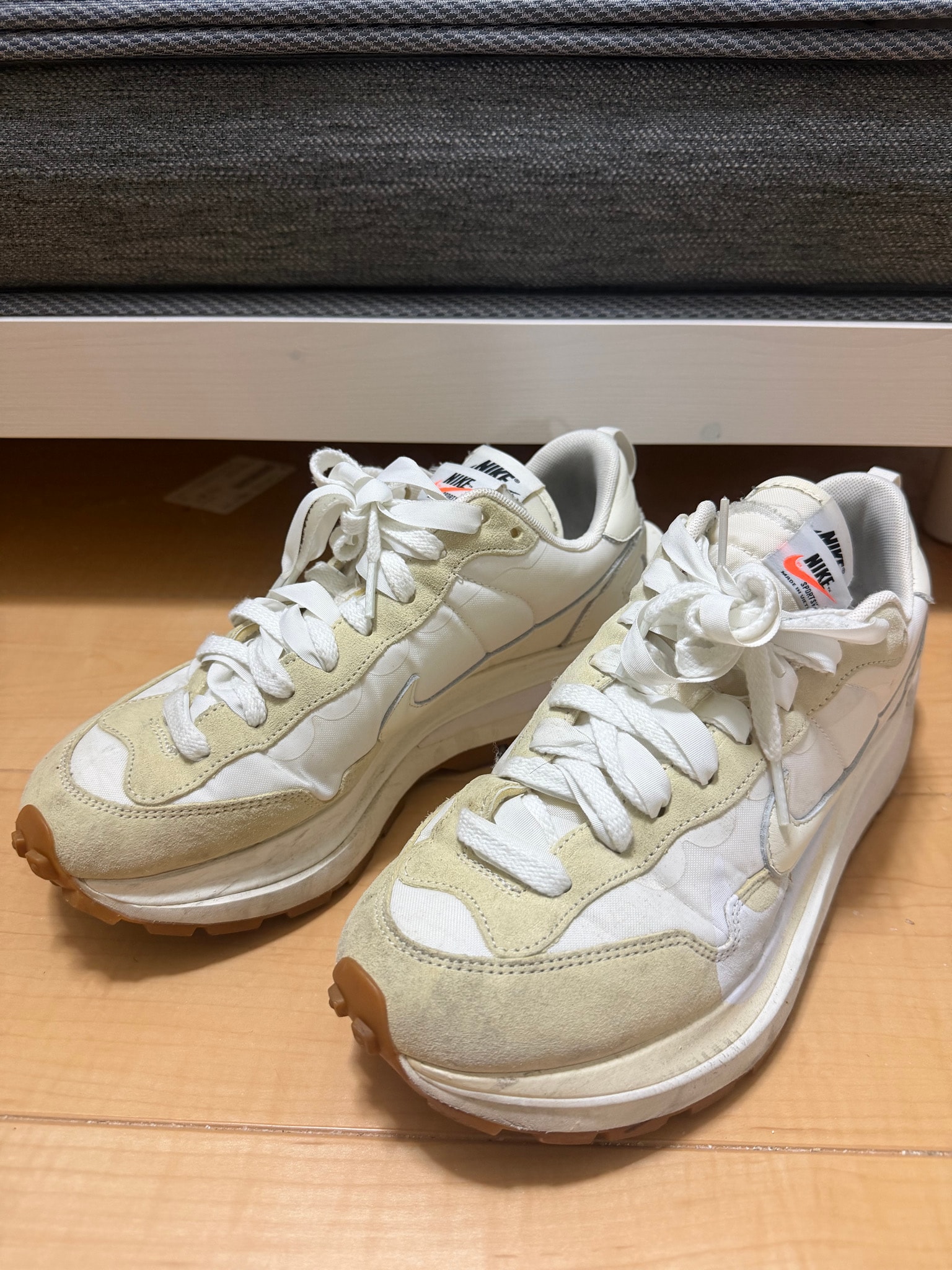 sacai × Nike Vapor Waffle "White Gum"