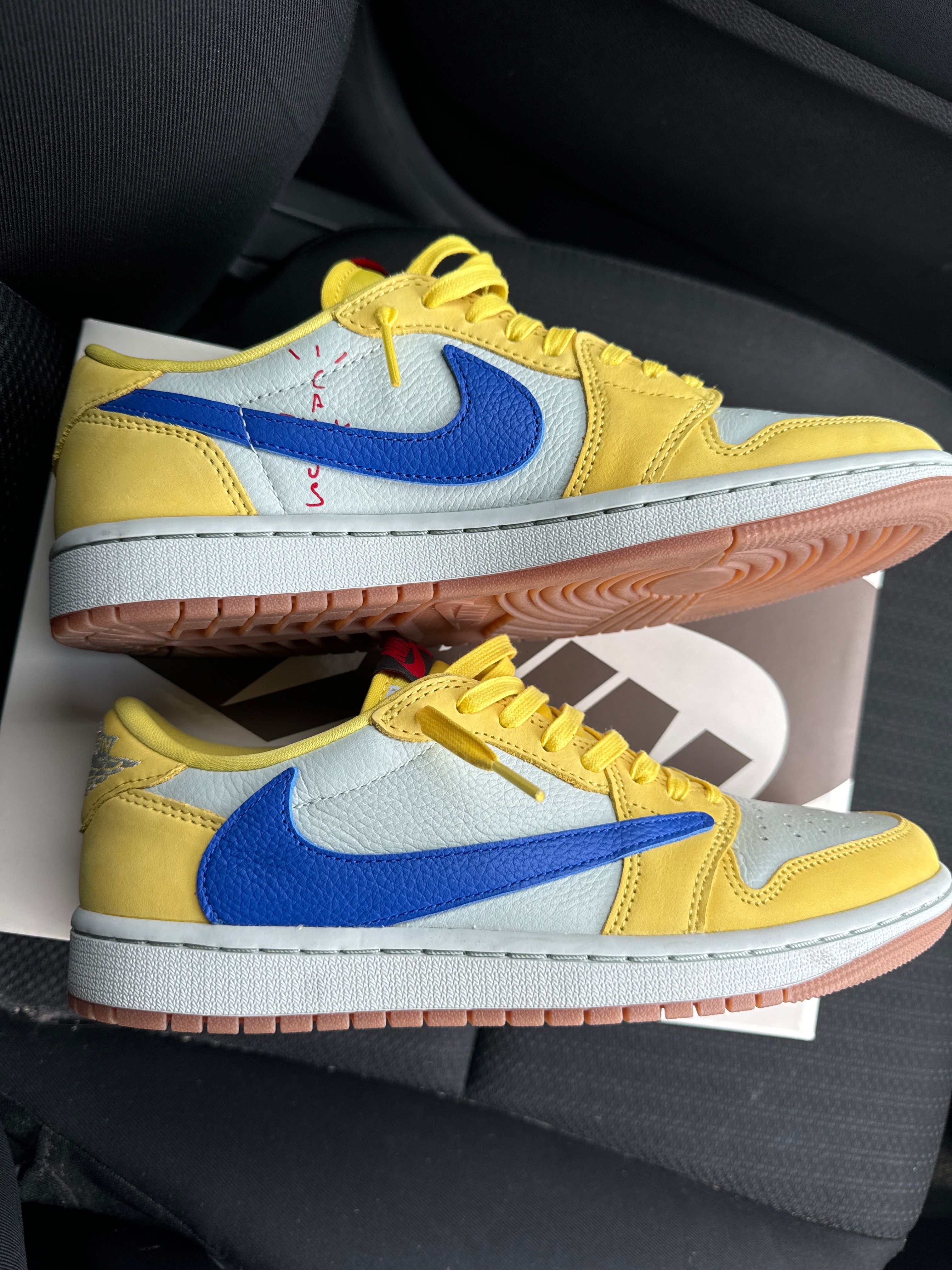 Travis Scott × Nike Women's Air Jordan 1 Retro Low OG "Canary"