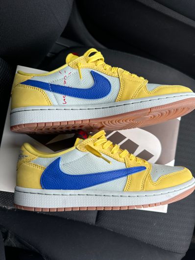 Travis Scott × Nike Women's Air Jordan 1 Retro Low OG "Canary"