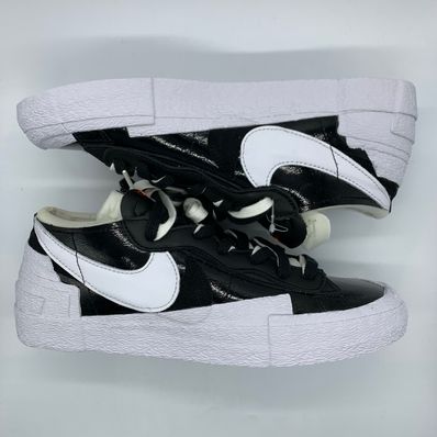 sacai × Nike Blazer Low "Black Patent Leather"