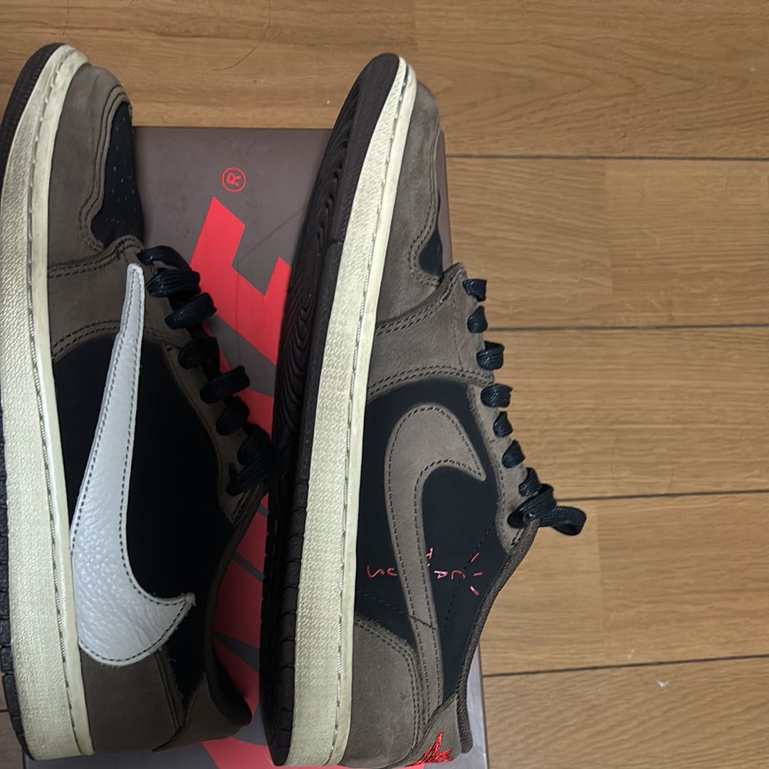 Travis Scott × Nike Air Jordan 1 Low OG SP-T "Black/Dark Mocha"
