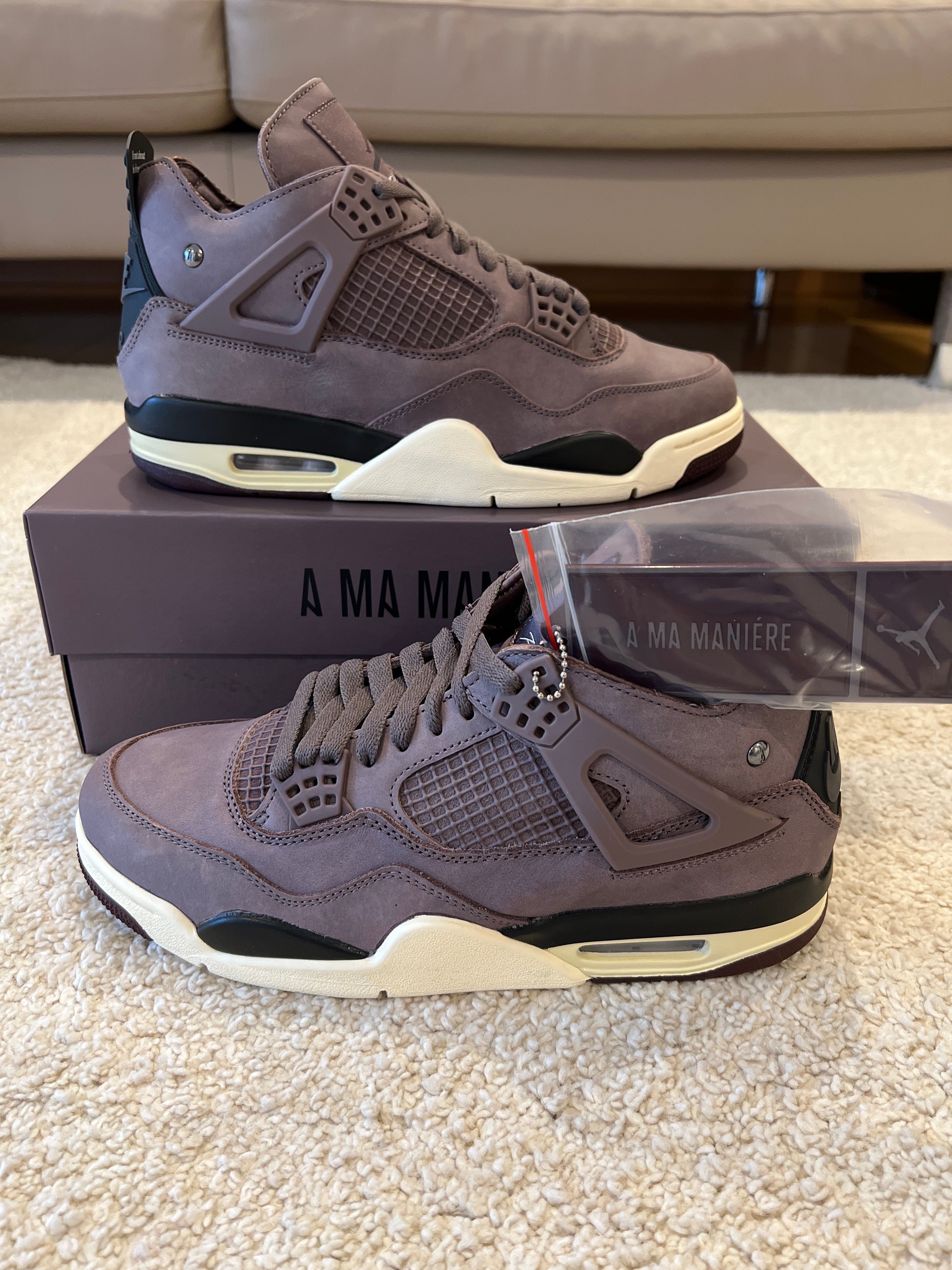 A Ma Maniere × Nike Air Jordan 4 "Violet Ore"
