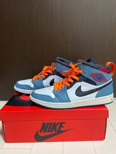 FACETASM × Nike Air Jordan 1 Mid "White/Navy"