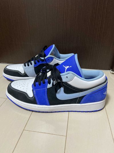 NIKE AIR JORDAN 1 LOW "WHITE/BLACK/BLUE"