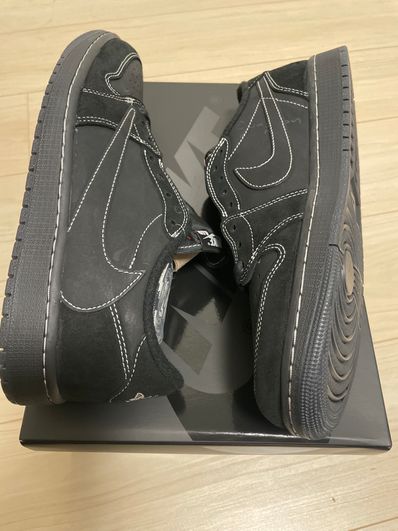 Travis Scott × Nike Air Jordan 1 Low OG SP "Black Phantom"