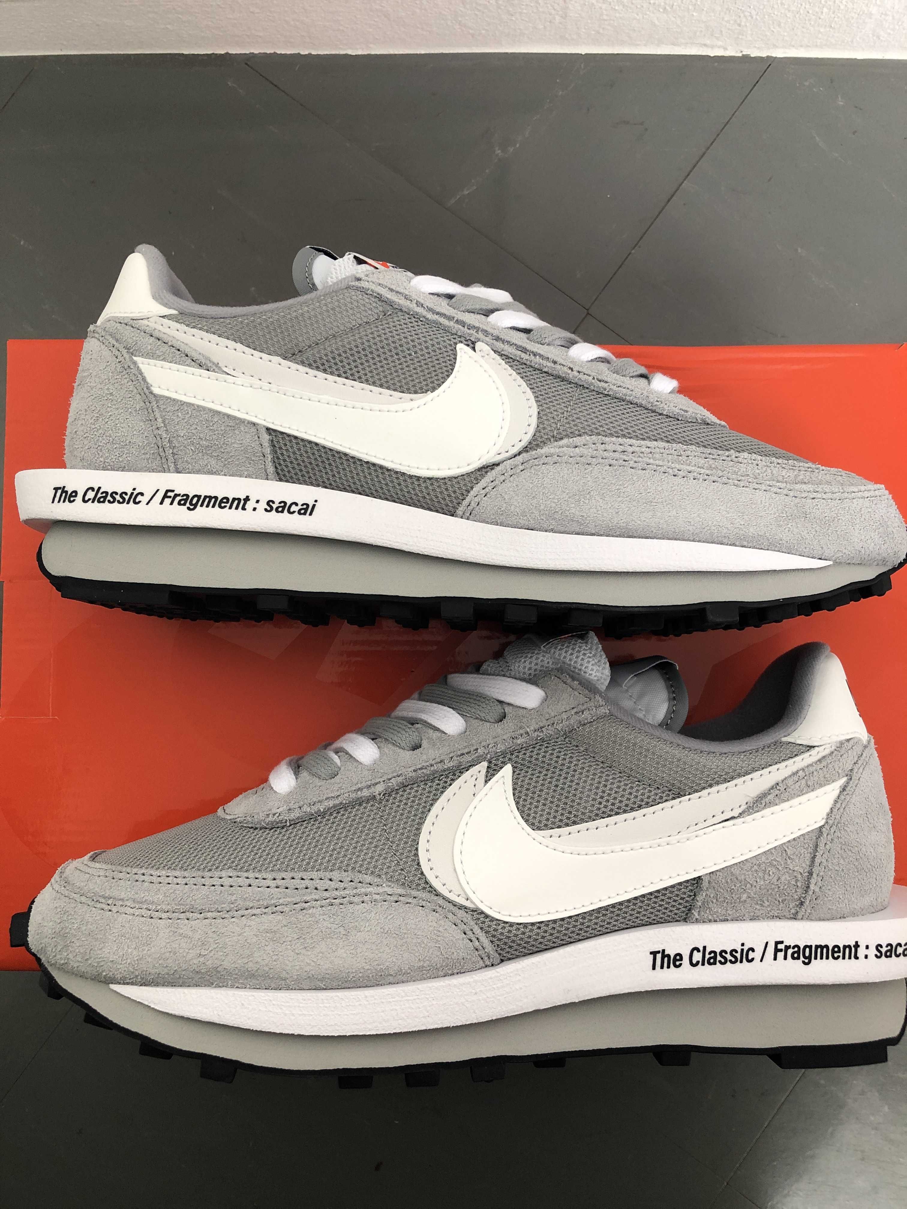 Fragment × sacai × Nike LD Waffle "Light Smoke Grey"