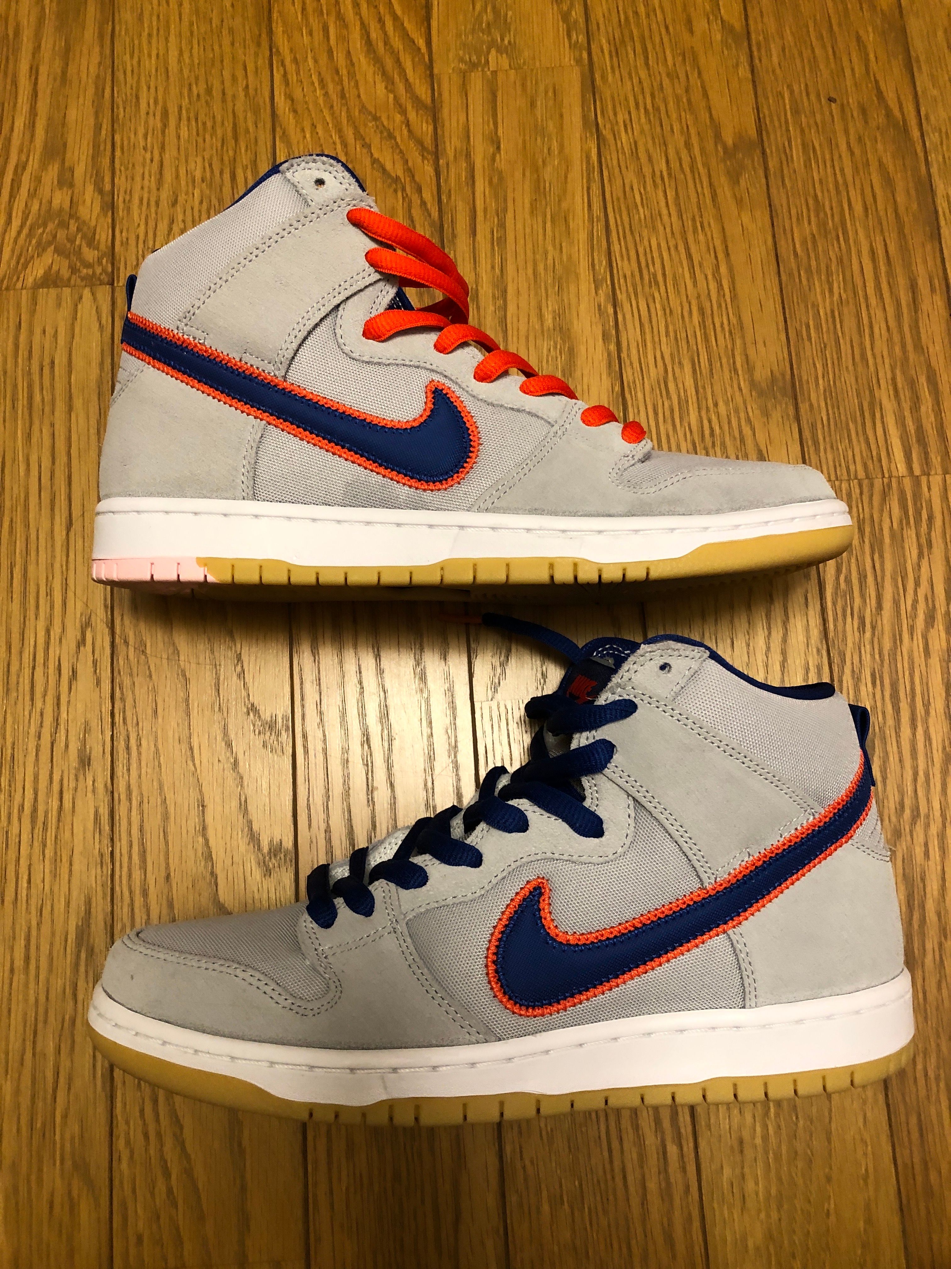 Nike SB Dunk High "Rush Blue and Team Orange/New York Mets" 