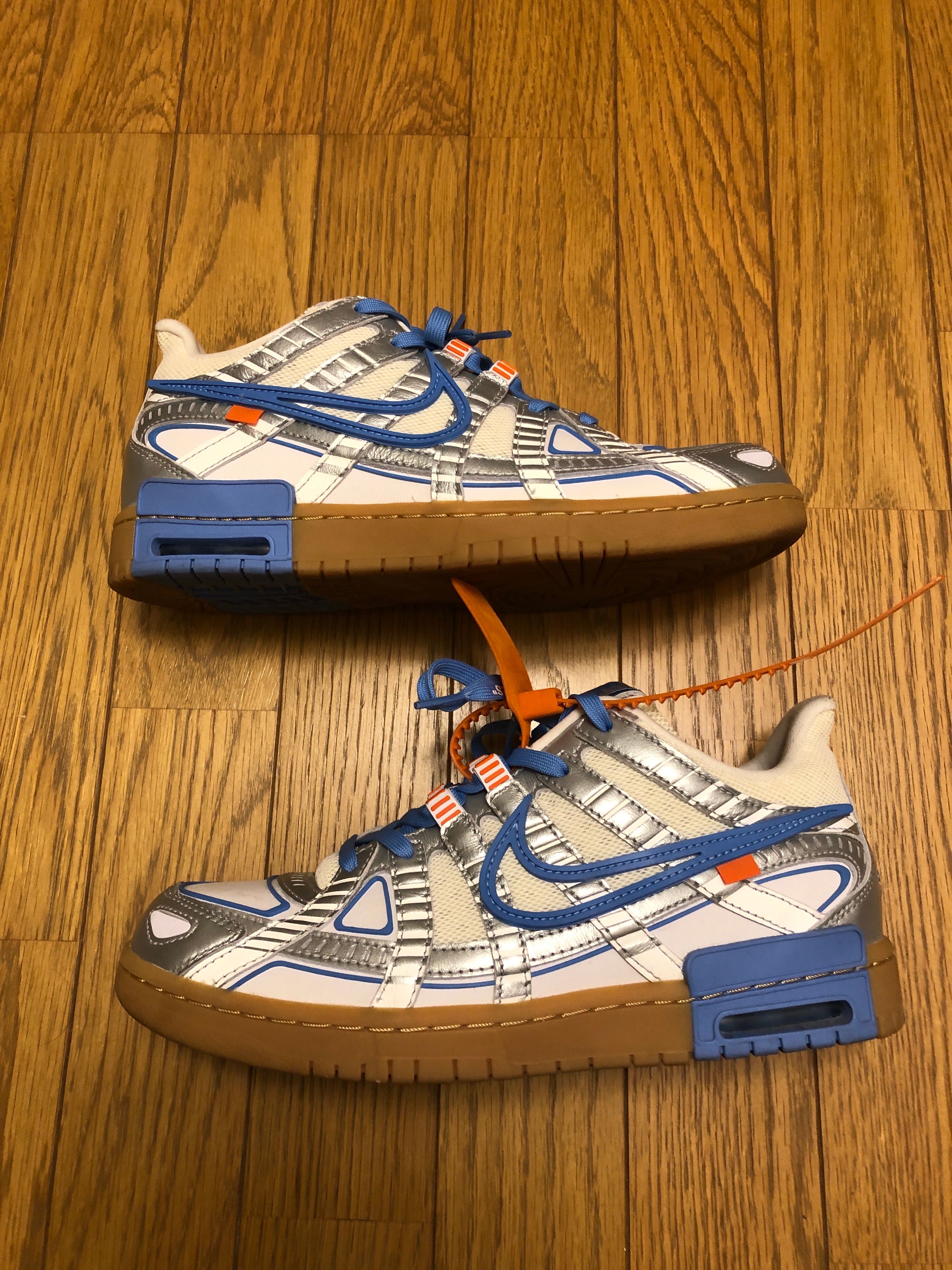 Off-White × Nike Air Rubber Dunk "White/University Blue" 