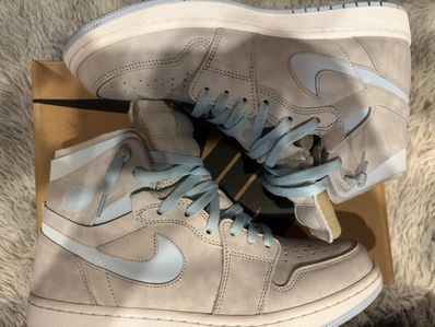 Nike Women's Air Jordan 1 High Zoom Air Comfort "Grey Fog/White/Celestine Blue"