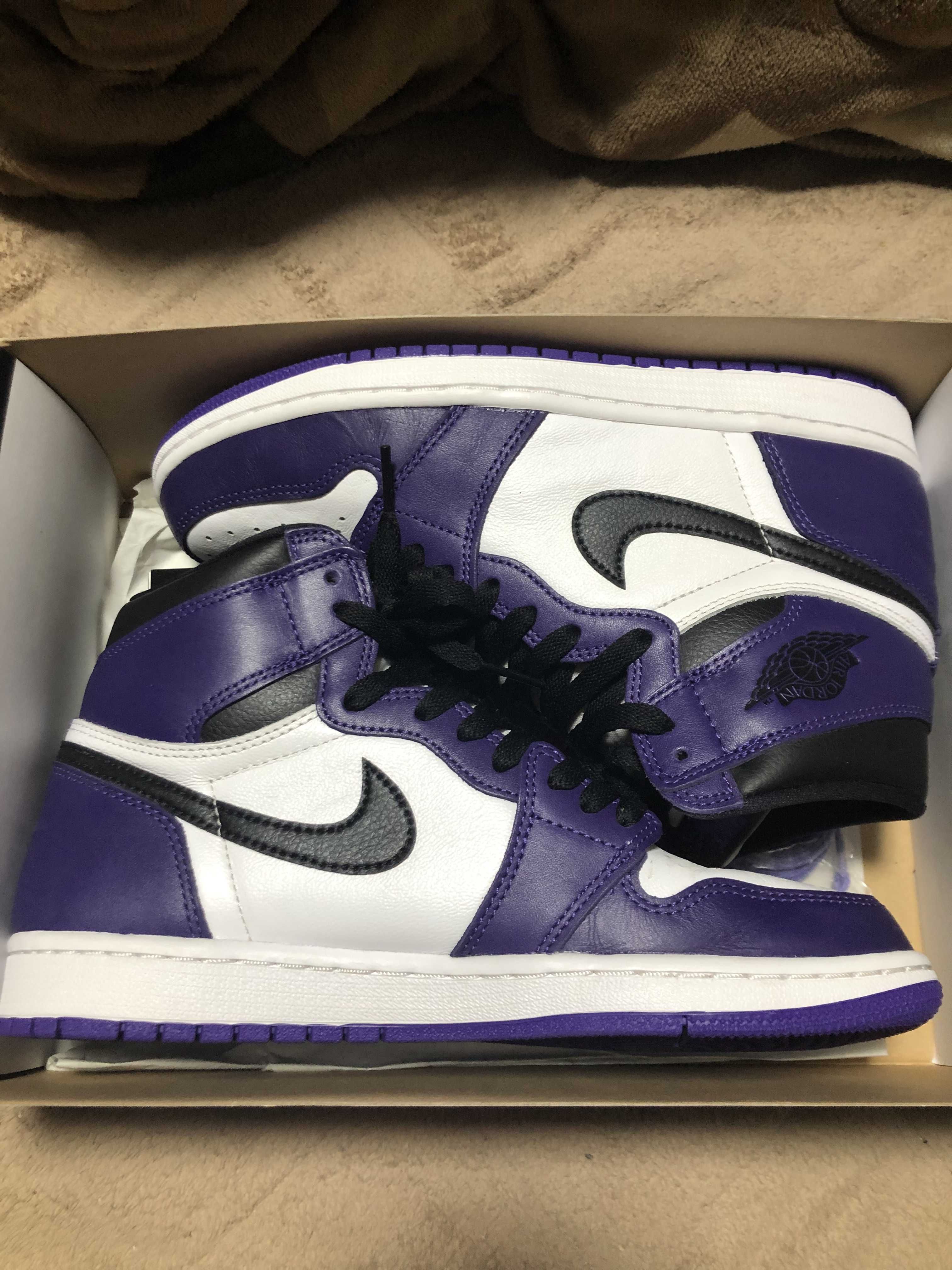 Nike Air Jordan 1 Retro High OG "Court Purple White/Black" (2020)   