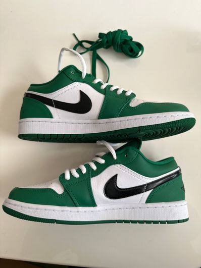NIKE AIR JORDAN 1 LOW "PINE GREEN/WHITE"