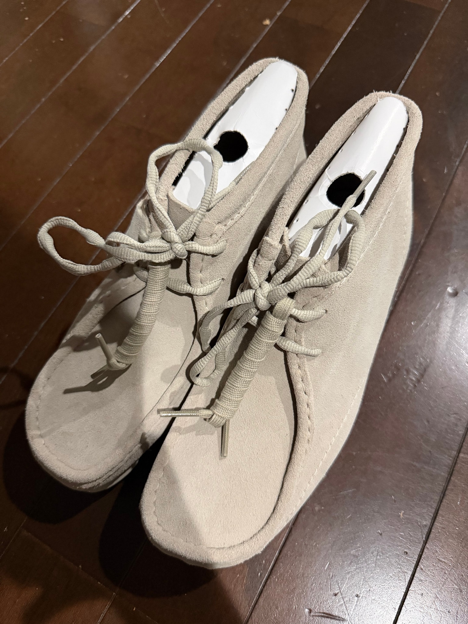 POST ARCHIVE FACTION × Clarks WallabeeBT PAF "Beige Suede"