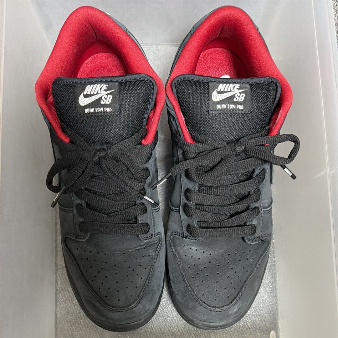 Supreme × Nike SB Dunk Low "Black" (25FW Week2)