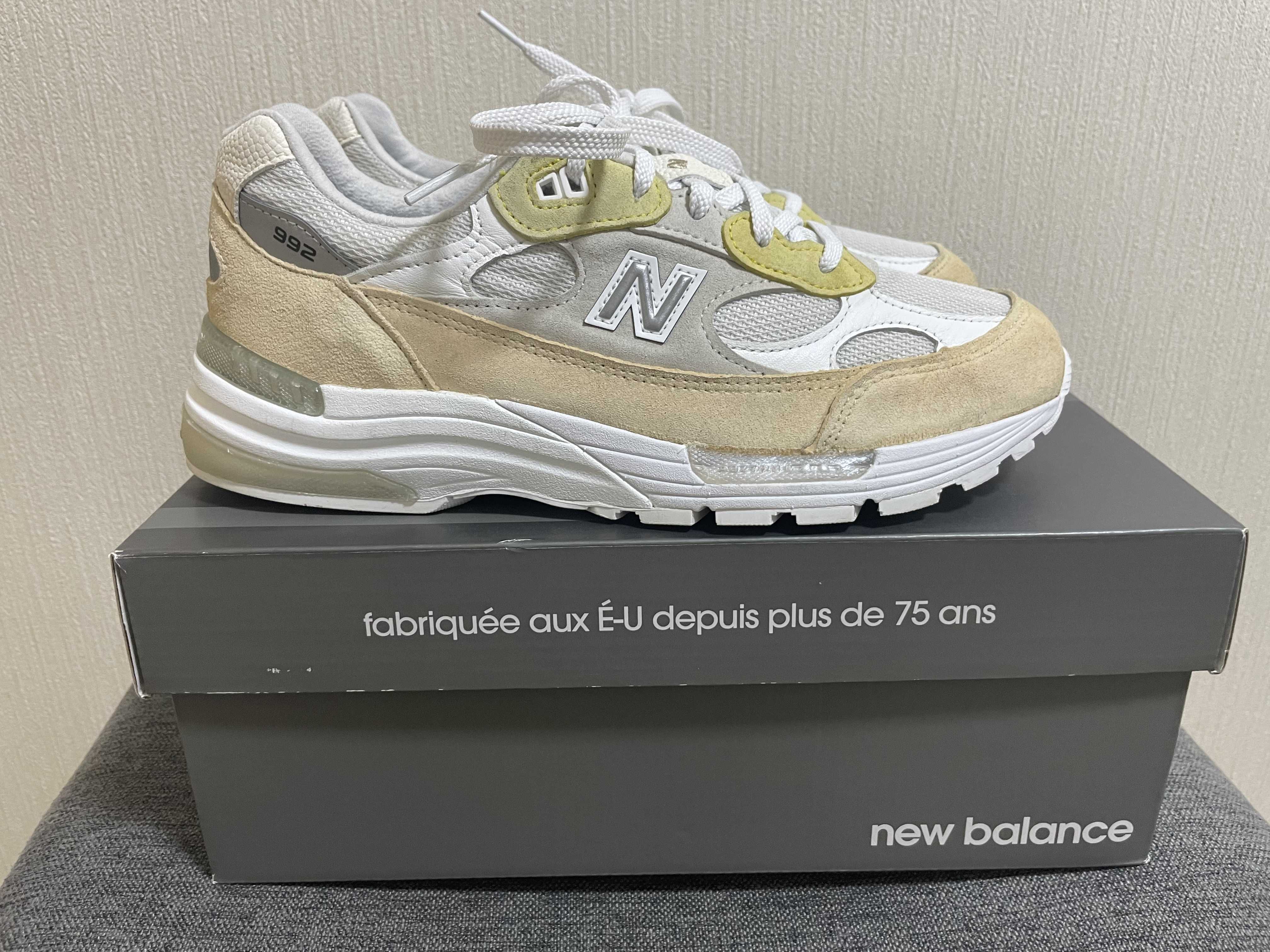 Paperboy × New Balance 992 "Fried Egg"