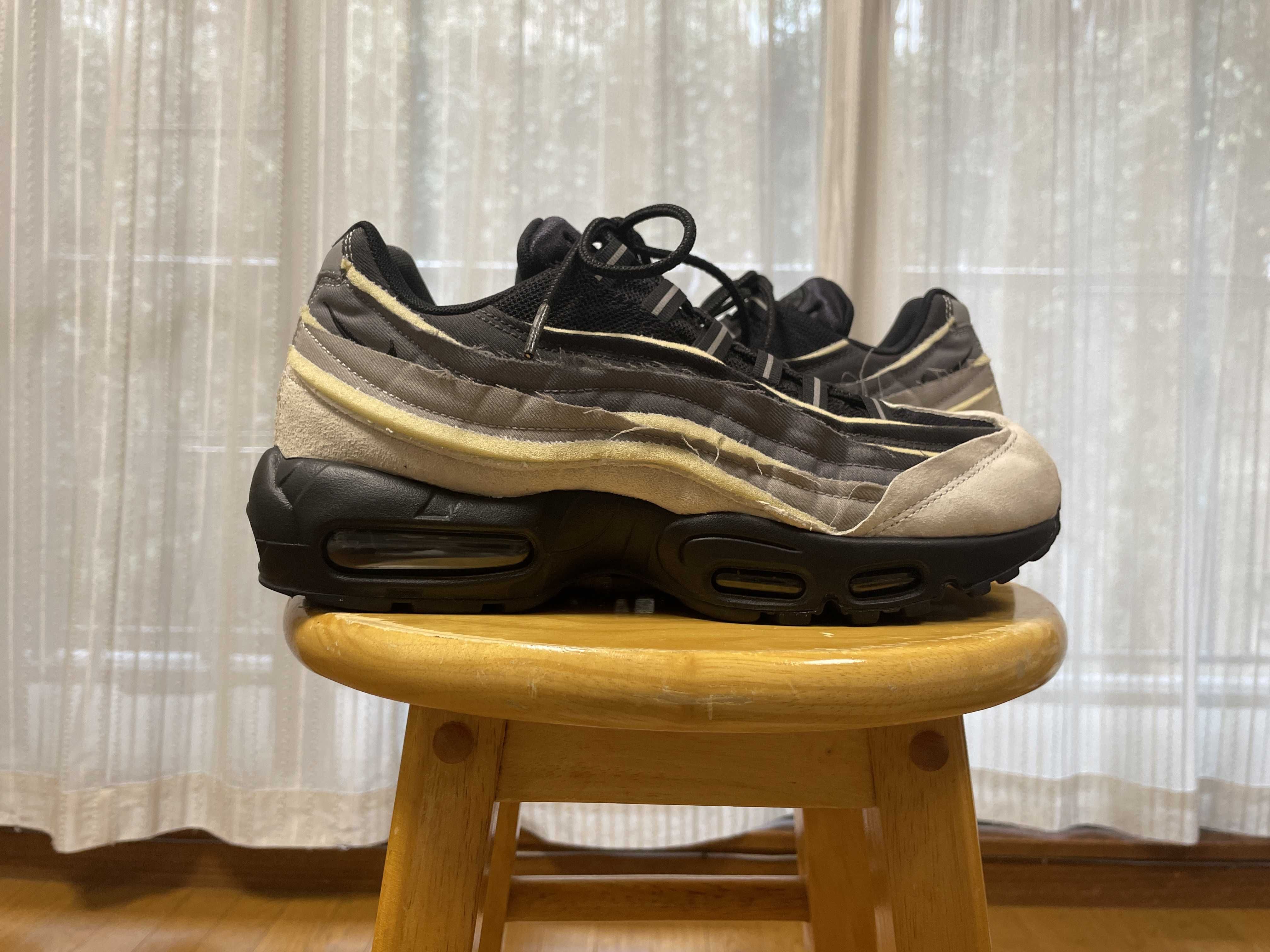 COMME des GARCONS × Nike Air Max 95 "Charcoal"
