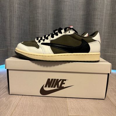 Travis Scott × Nike Air Jordan 1 Low OG SP "Reverse Olive"