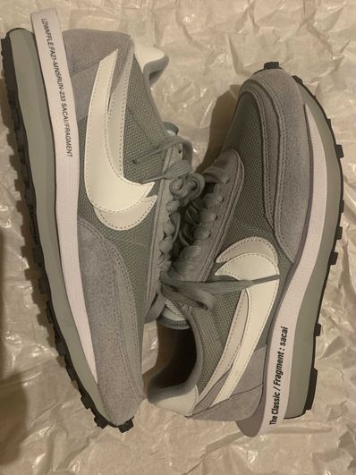 Fragment × sacai × Nike LD Waffle "Light Smoke Grey"