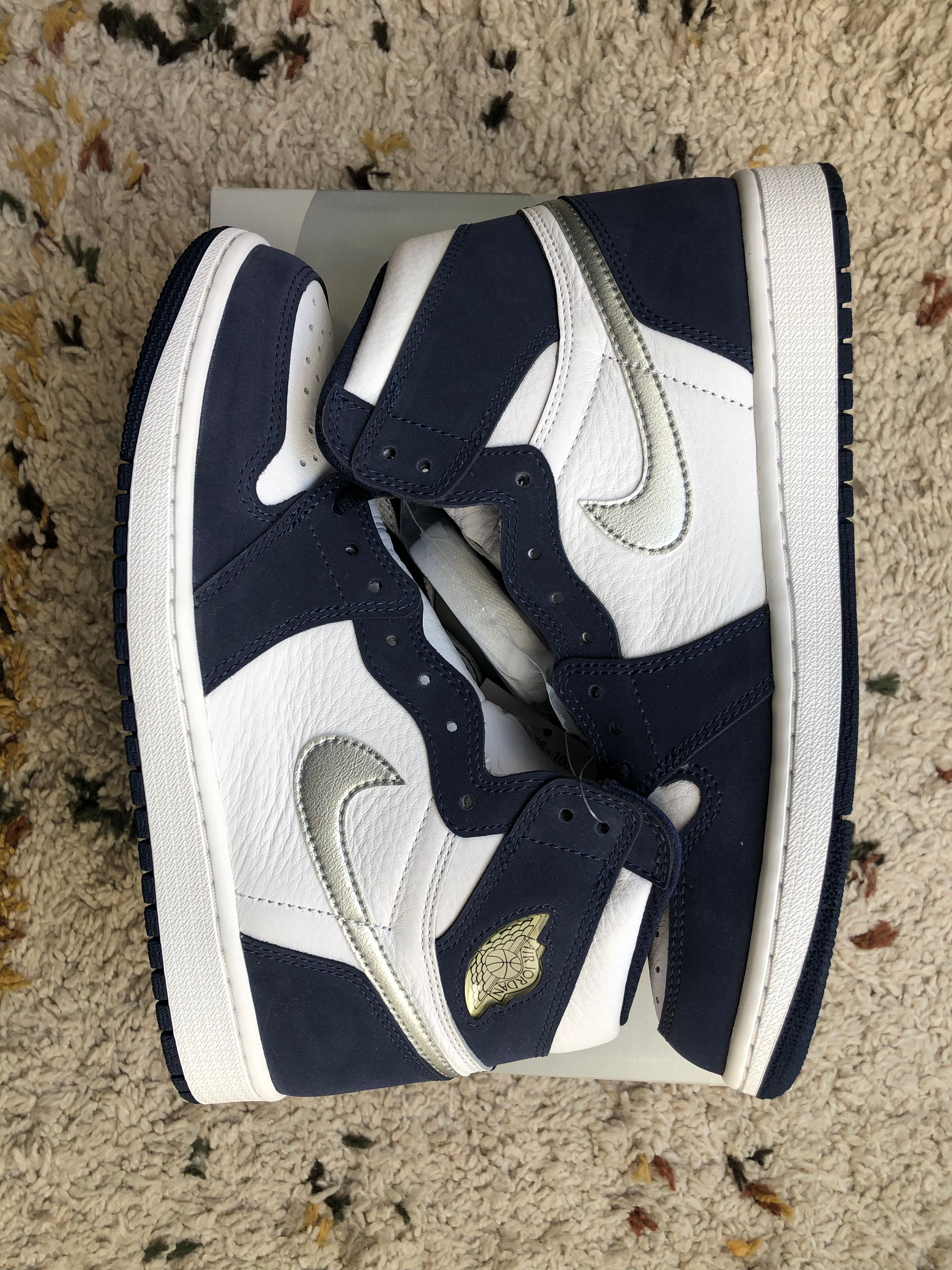 Nike Air Jordan 1 High OG CO.JP "White/Midnight Navy" (2020)(ブリーフケースなし)