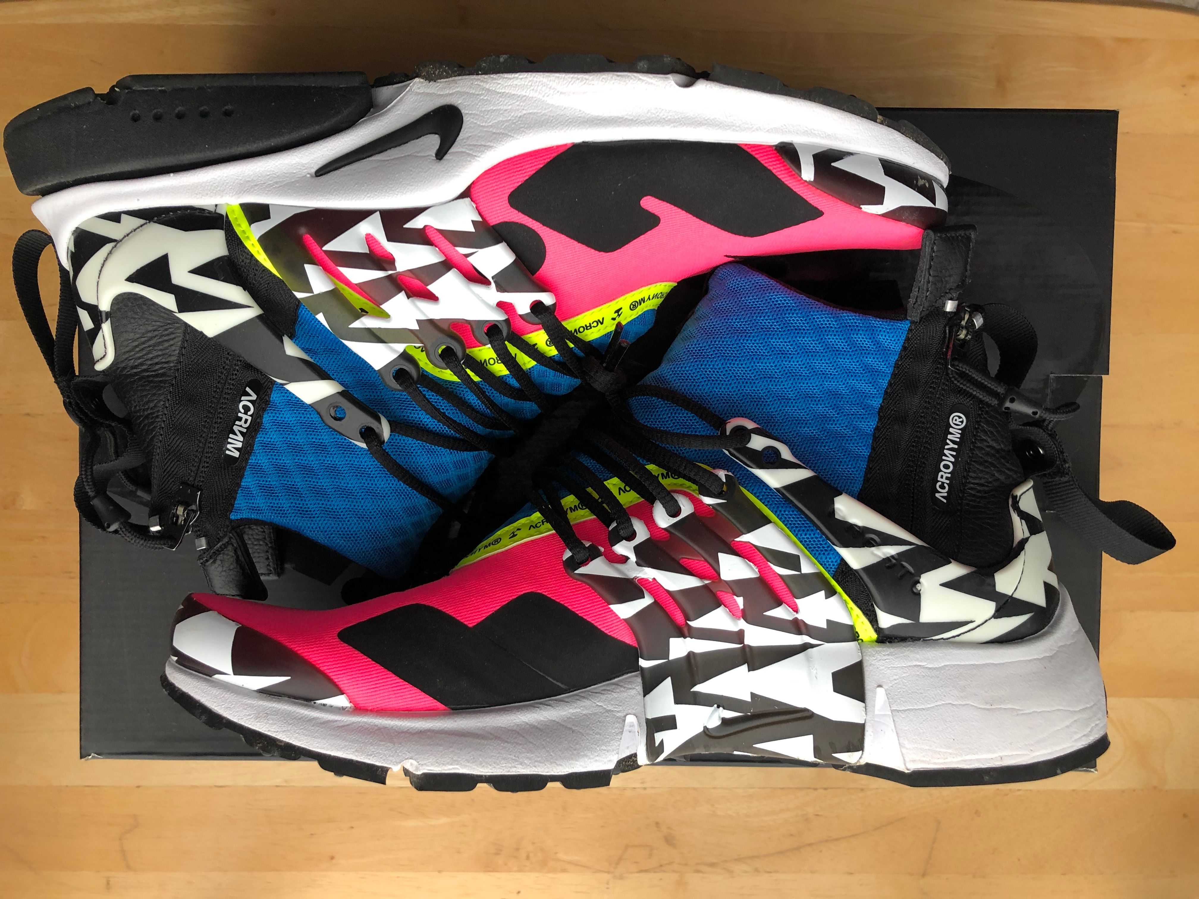 ACRONYM × Nike Air Presto Mid "Hyper Pink"