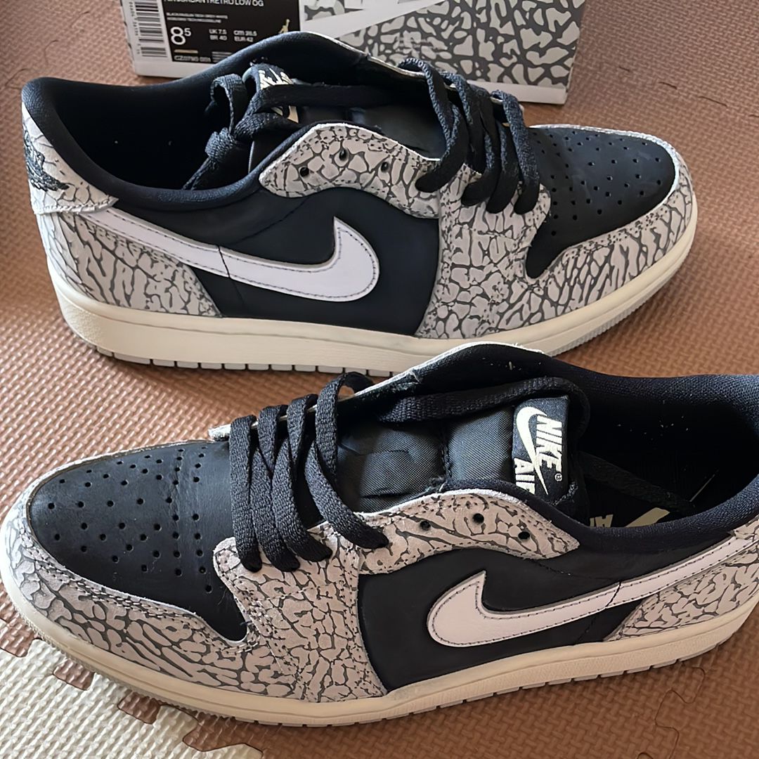 Nike Air Jordan 1 Retro Low OG "Black Cement"