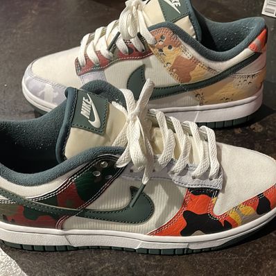 Nike Dunk Low "Sail Multi Camo"