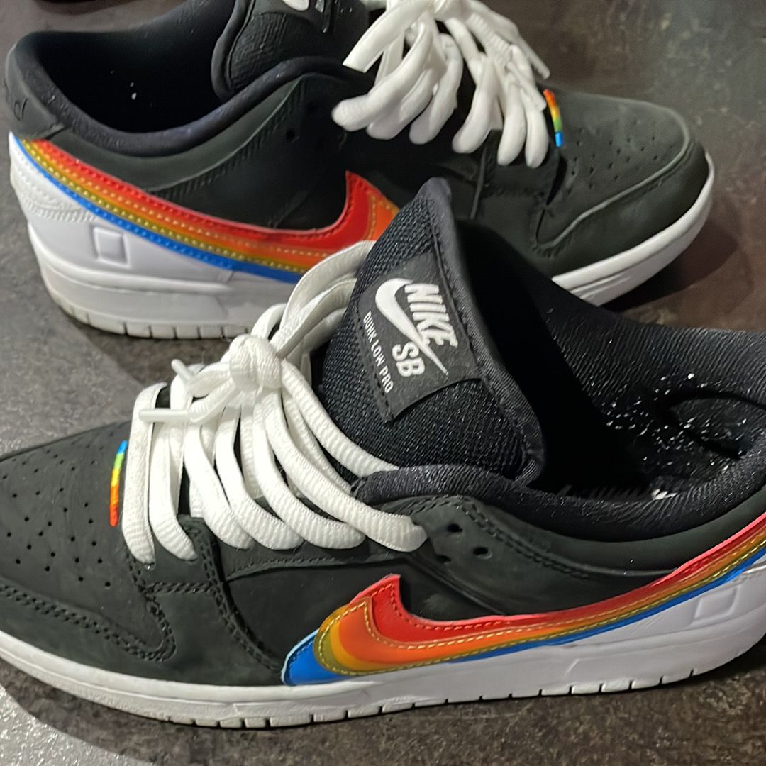 Polaroid × Nike SB Dunk Low Pro QS "Black/White"
