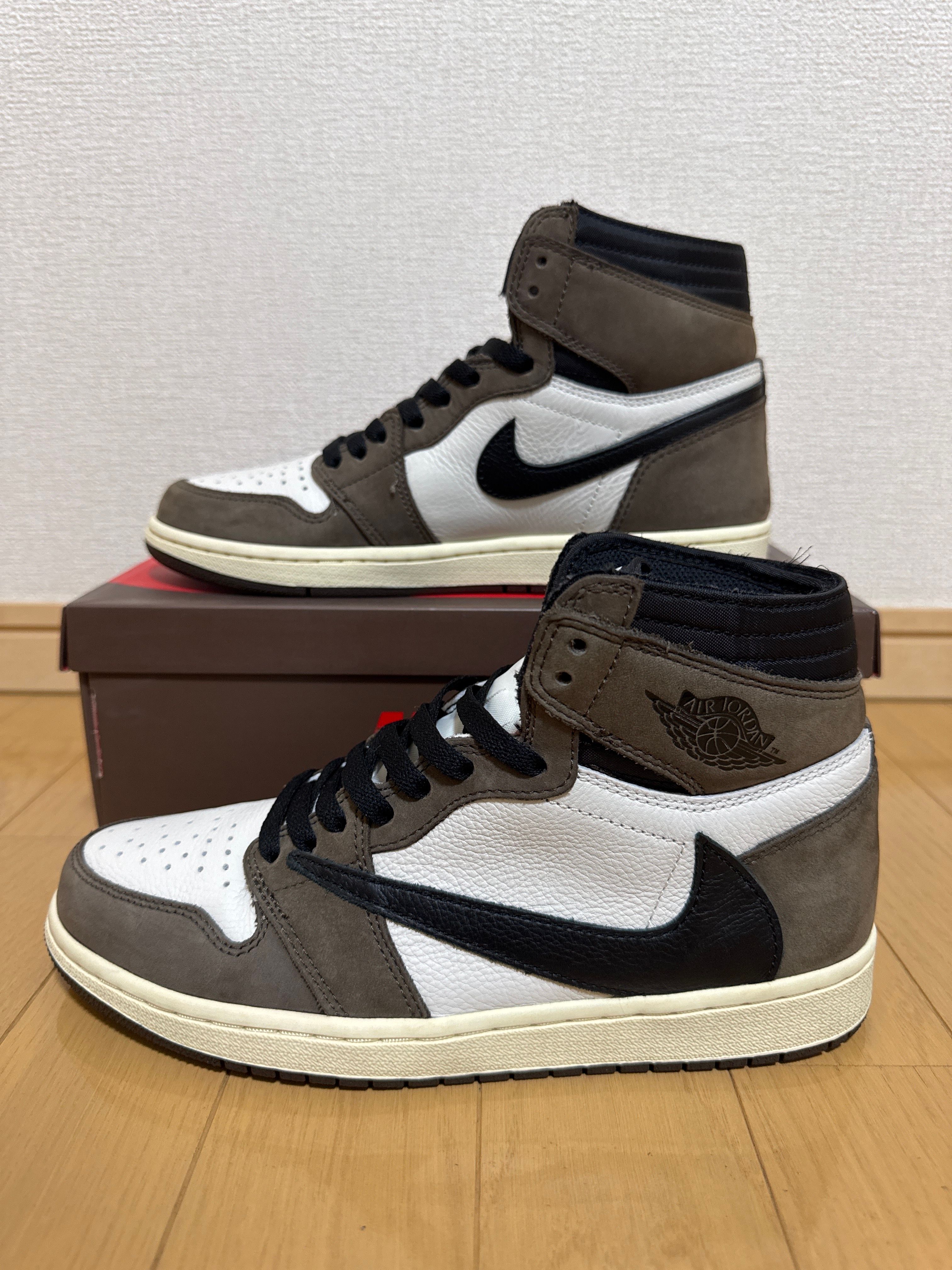 Travis Scott × Nike Air Jordan 1 Retro High OG TS SP "Sail/Dark Mocha"