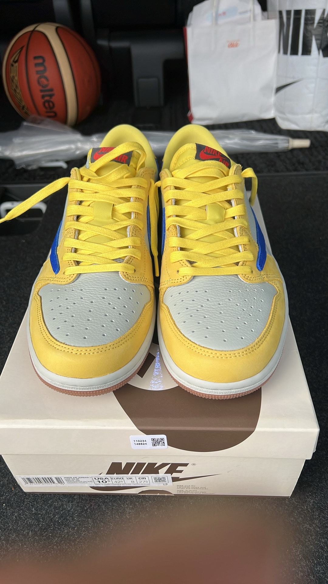 Travis Scott × Nike Women's Air Jordan 1 Retro Low OG "Canary"