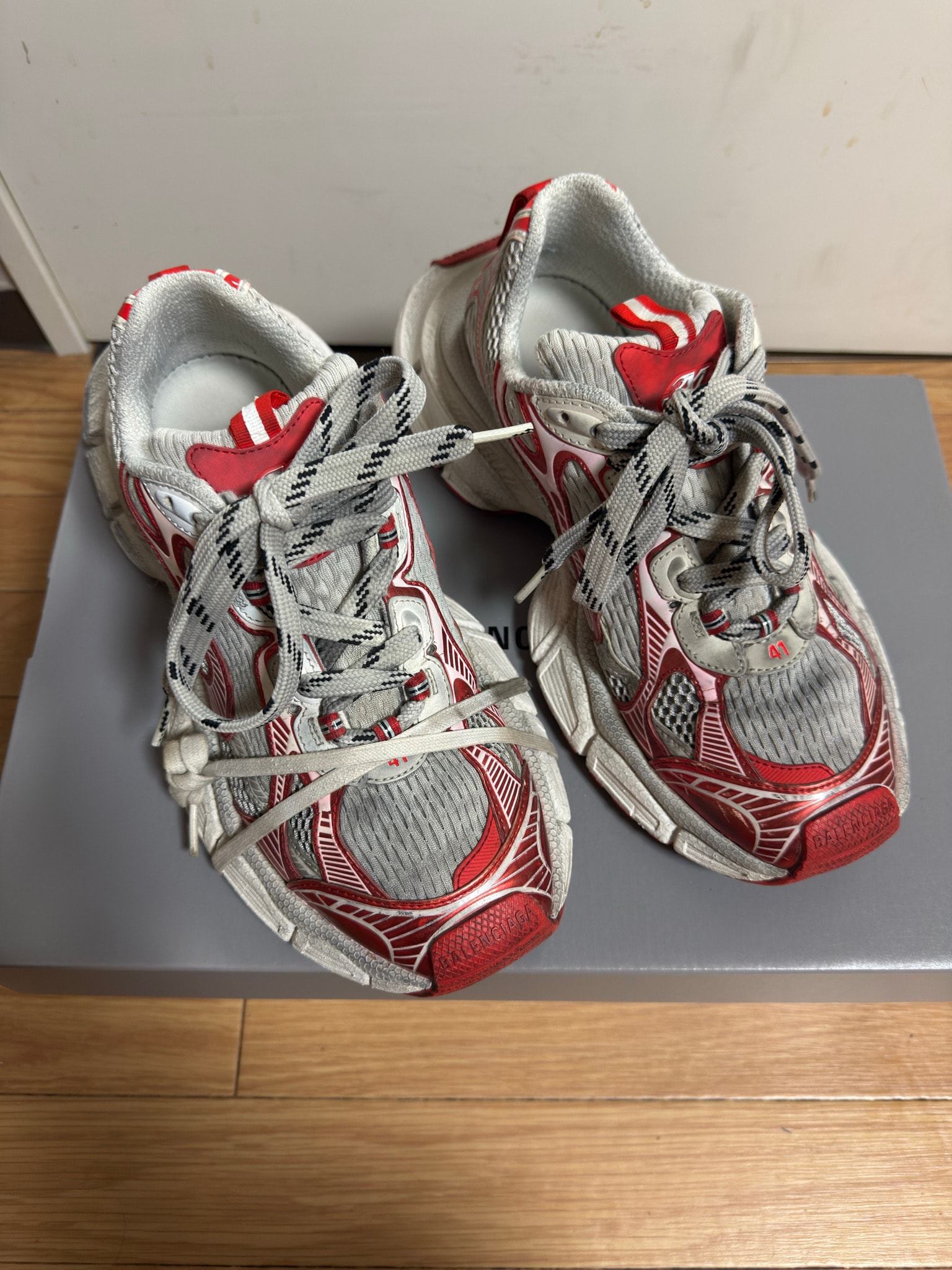 BALENCIAGA 3XL Sneaker "Off White/Light Beige"
