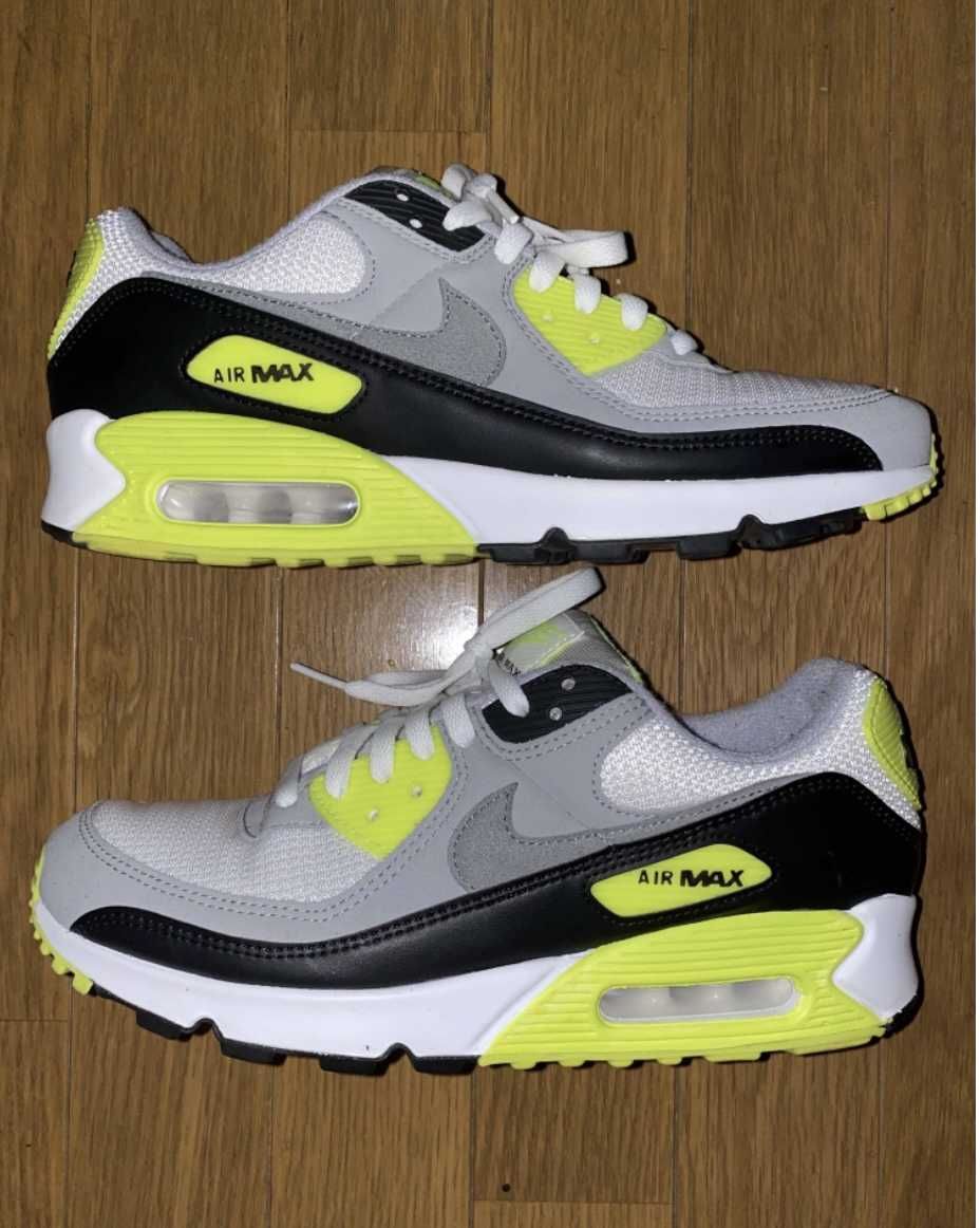 NIKE AIR MAX 90 "VOLT/PARTICLE GREY"