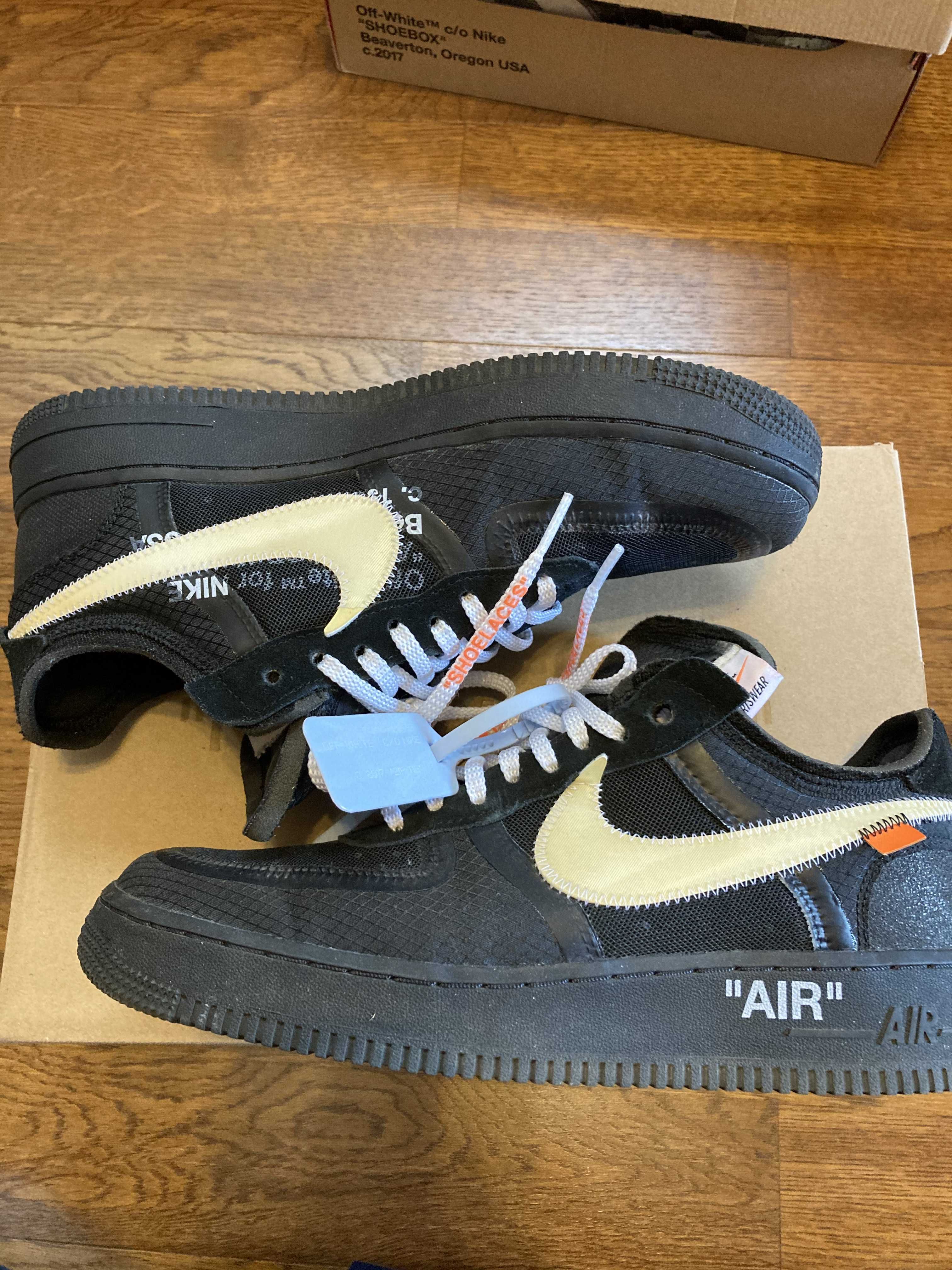 Off-White × Nike Air Force 1 Low "Black"