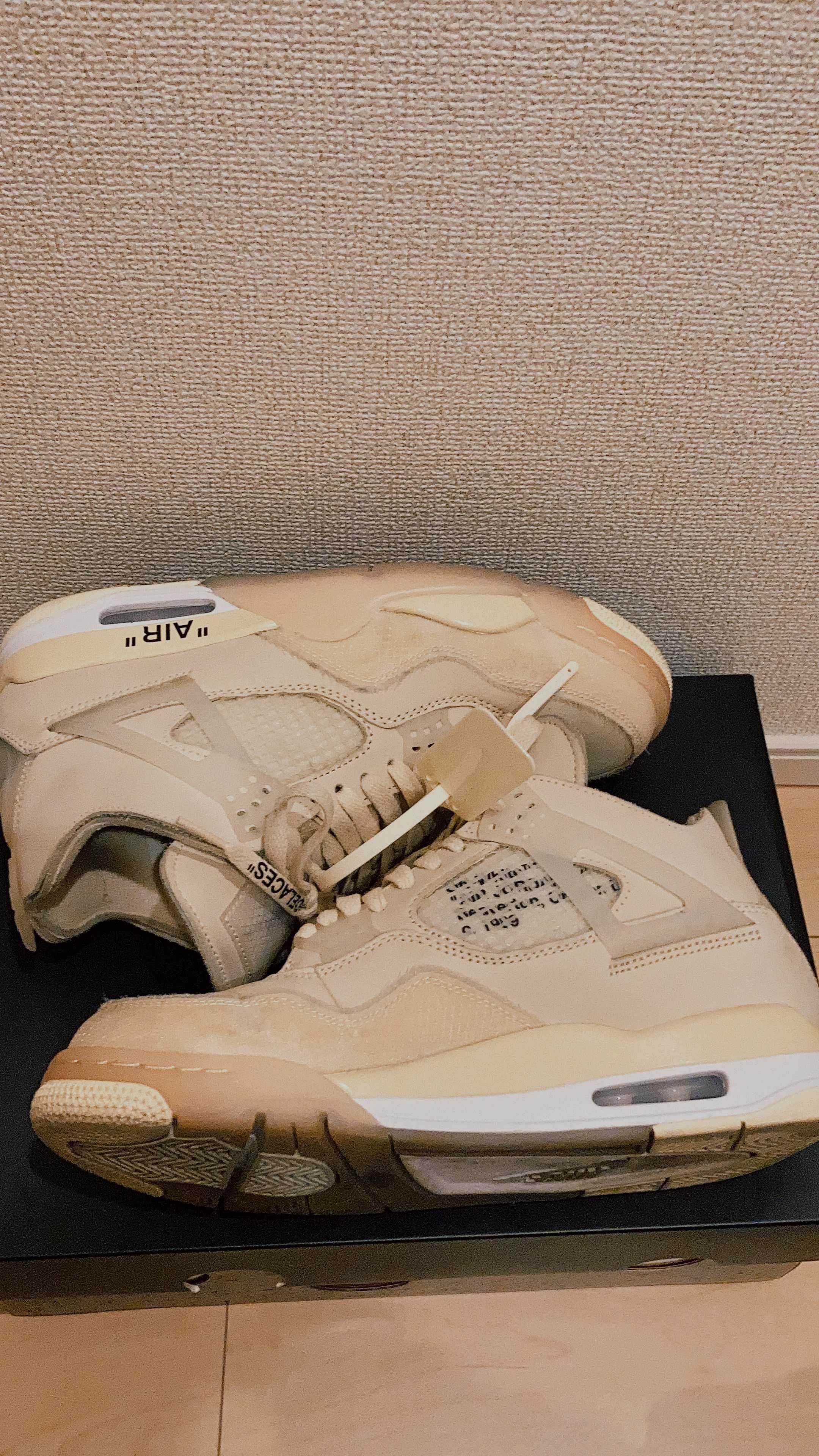 Off-White × Nike Women's Air Jordan 4 SP "Sail"