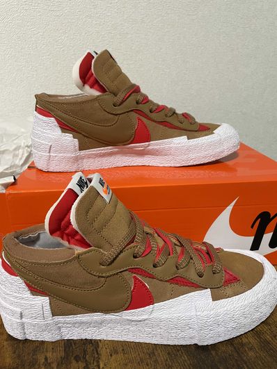 SACAI × NIKE BLAZER LOW "BRITISH TAN"